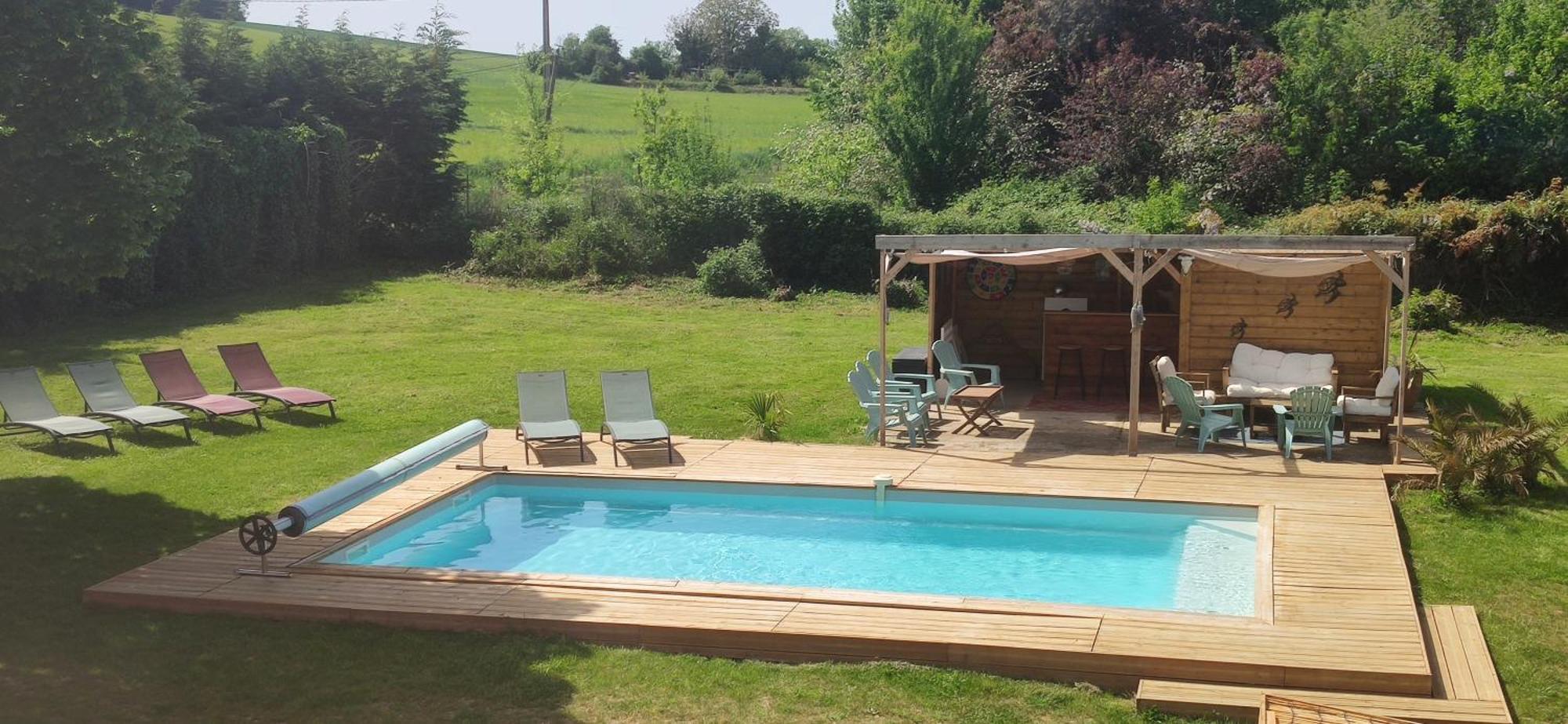 Gite Du Bois Richer 4 Etoiles Avec Piscine Fougere  Exterior photo