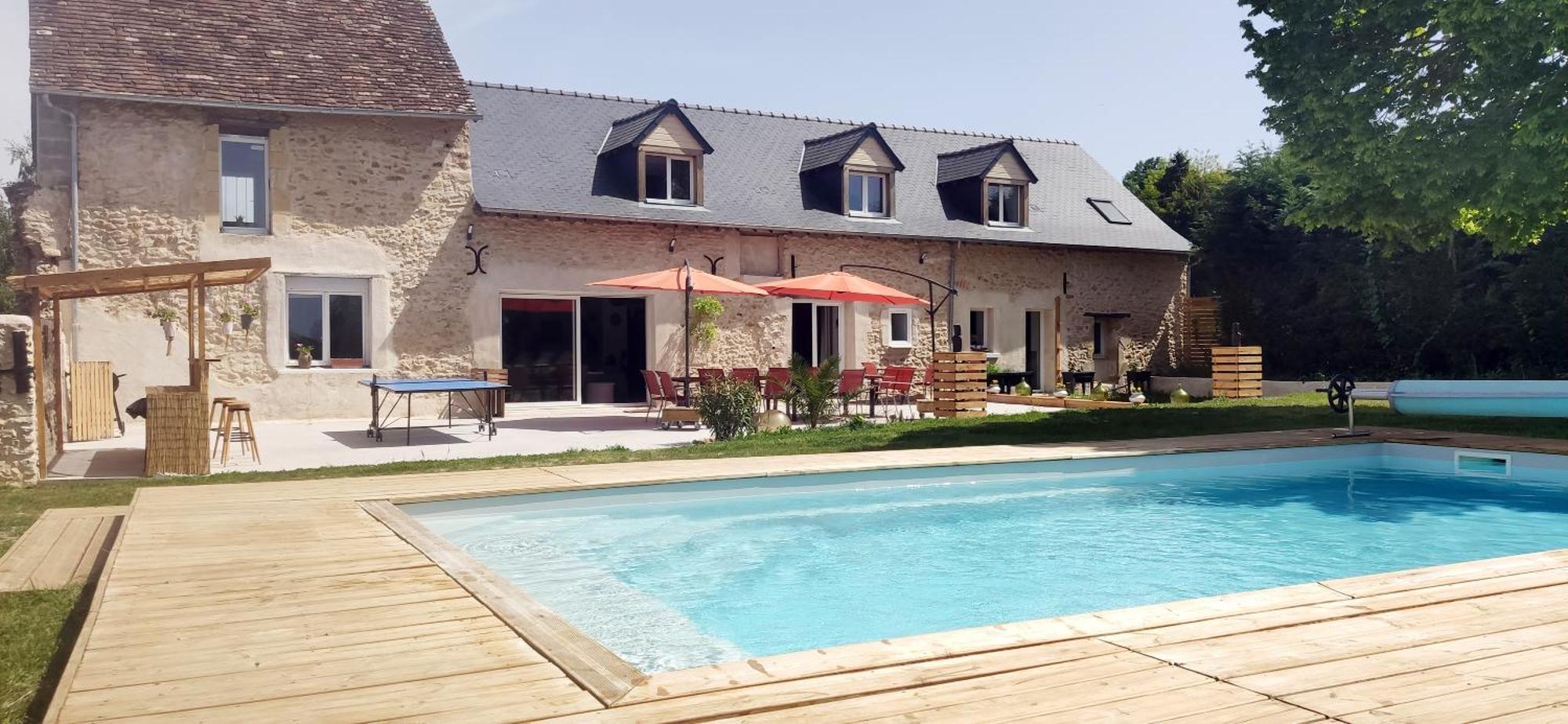 Gite Du Bois Richer 4 Etoiles Avec Piscine Fougere  Exterior photo